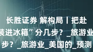 长胜证券 解构局丨把赴美旅行“装进冰箱”分几步？_旅游业_美国的_预测