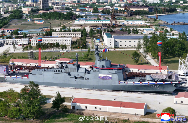 趣操盘 朝鲜将建造第三艘“崔贤”级驱逐舰, 此前二号舰在下水仪式过程中发生“重大事故”