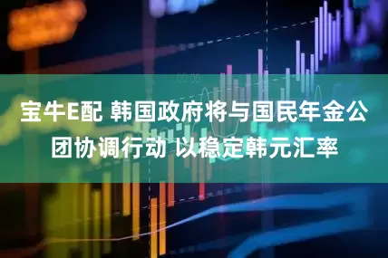 宝牛E配 韩国政府将与国民年金公团协调行动 以稳定韩元汇率